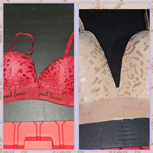 Size 42C Pink Lover Set Of 2 Bras